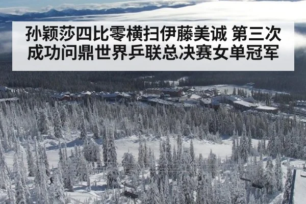 孙颖莎四比零横扫伊藤美诚 第三次成功问鼎世界乒联总决赛女单冠军